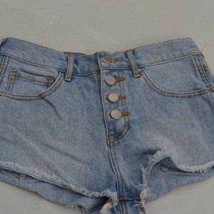 Bullhead High-waisted Jean Shorts